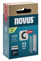 novus Tackerklammern Schmalrücken superhart 4/23,...