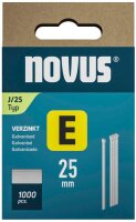 novus Tackerklammern Nägel 25 mm, 1.000 St.