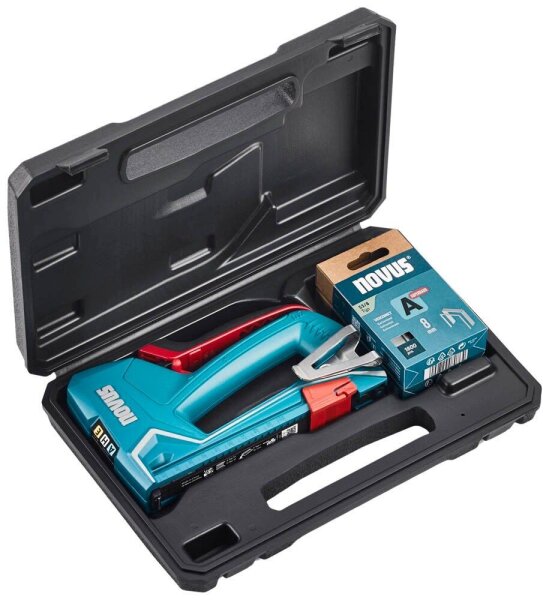 novus Handtacker J-50 Kofferset türkis, 1 Set