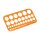 STANDARDGRAPH Zeichenschablone orange
