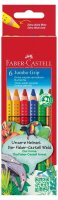 FABER-CASTELL Jumbo GRIP Buntstifte farbsortiert, 6 St.