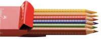 FABER-CASTELL Jumbo GRIP Buntstifte farbsortiert, 6 St.