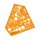 STANDARDGRAPH Zeichenschablone stano-Elektro 8191 orange