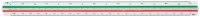 STANDARDGRAPH Dreikantmaßstab Architekt 9411 30,0 cm, weiß