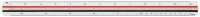 STANDARDGRAPH Dreikantmaßstab Architekt 9411 30,0 cm, weiß