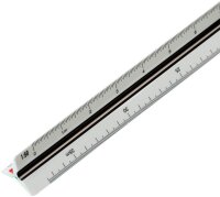 STANDARDGRAPH Dreikantmaßstab Architekt 9411 30,0 cm, weiß