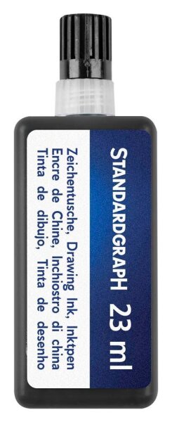 STANDARDGRAPH Zeichentusche schwarz 23,0 ml, 1 St.
