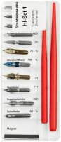 STANDARDGRAPH Zeichnen Kalligrafie-Set rot verschiedene...