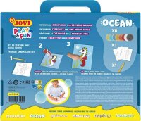 JOVI Bastelset Play & Fun Sand Painting Kit Oceans mehrfarbig