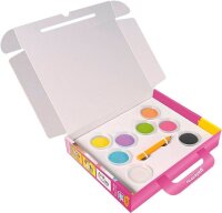JOVI Bastelset Play & Fun Sand Painting Kit Unicorns mehrfarbig