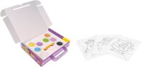 JOVI Bastelset Play & Fun Sand Painting Kit Monsters...