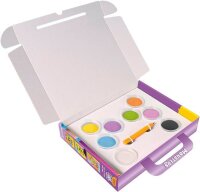 JOVI Bastelset Play & Fun Sand Painting Kit Monsters mehrfarbig