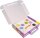 JOVI Bastelset Play & Fun Sand Painting Kit Monsters mehrfarbig