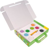 JOVI Bastelset Play & Fun Sand Painting Kit Dinosaurs mehrfarbig