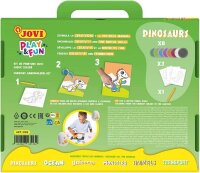 JOVI Bastelset Play & Fun Sand Painting Kit Dinosaurs mehrfarbig
