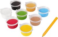 JOVI Bastelset Play & Fun Sand Painting Kit Christmas mehrfarbig