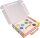 JOVI Bastelset Play & Fun Sand Painting Kit Transport mehrfarbig