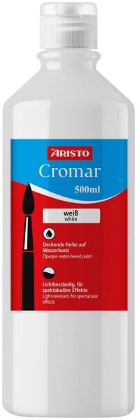 ARISTO Cromar Flüssigfarbe weiß 500,0 ml, 1 St.