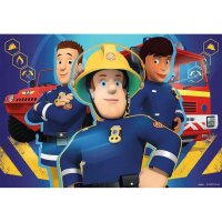 Ravensburger Feuerwehrmann Sam Sam hilft dir in der Not Puzzle, 2 x 24 Teile