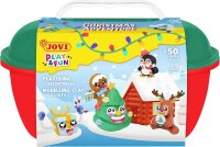 JOVI Modelliermasse Play & Fun Plastilina Christmas...