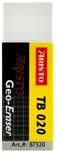 ARISTO Radiergummi Geo TB020 gelb/weiß, 1 St.