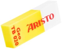 ARISTO Radiergummi Geo TB020 gelb/weiß, 1 St.