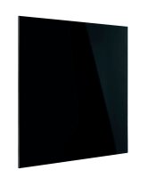 magnetoplan Glas-Magnettafel 40,0 x 40,0 cm tief-schwarz