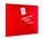 magnetoplan Glas-Magnettafel 80,0 x 60,0 cm intensiv-rot