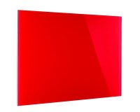 magnetoplan Glas-Magnettafel 60,0 x 40,0 cm intensiv-rot