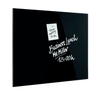 magnetoplan Glas-Magnettafel 80,0 x 60,0 cm tief-schwarz