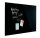 magnetoplan Glas-Magnettafel 150,0 x 100,0 cm tief-schwarz