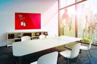 magnetoplan Glas-Magnettafel 150,0 x 100,0 cm intensiv-rot