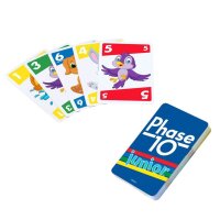 Mattel GAMES Phase 10 Junior Kartenspiel, 1 St.