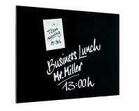 magnetoplan Glas-Magnettafel 60,0 x 40,0 cm tief-schwarz