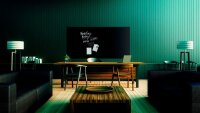 magnetoplan Glas-Magnettafel 200,0 x 100,0 cm tief-schwarz