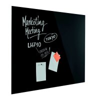 magnetoplan Glas-Magnettafel 120,0 x 90,0 cm tief-schwarz