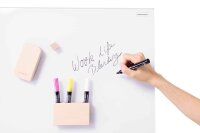 magnetoplan mobile Glas-Magnettafel 76,0 x 180,0 cm weiß