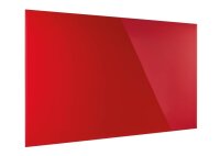 magnetoplan Glas-Magnettafel 240,0 x 120,0 cm intensiv-rot