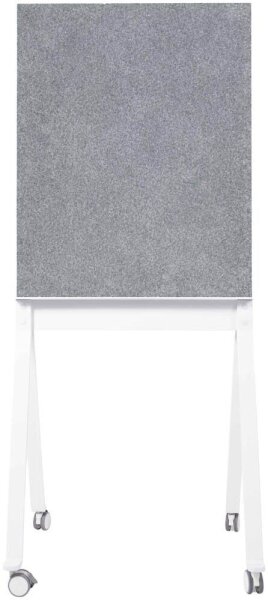 magnetoplan Moderationswand 76,0 x 180,0 cm grau, weiß