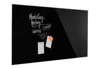 magnetoplan Glas-Magnettafel 240,0 x 120,0 cm tief-schwarz