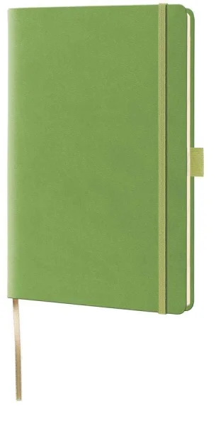 Lediberg Notizbuch ca. DIN A5 kariert, mittelgrün...