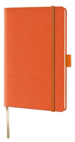 Lediberg Notizbuch Tucson ca. DIN A6 kariert, orange...