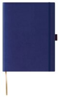 Lediberg Notizbuch Tucson ca. DIN A4 kariert, mittelblau Hardcover 240 Seiten, 1 St.