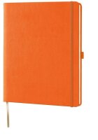 Lediberg Notizbuch Tucson ca. DIN A4 kariert, orange Hardcover 240 Seiten, 1 St.