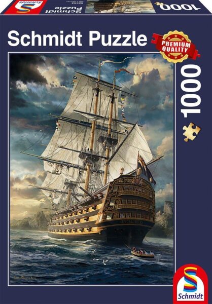Schmidt Segel gesetzt! Puzzle, 1000 Teile