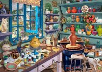 Schmidt Secret Puzzle Künstler-Atelier Puzzle, 1000...