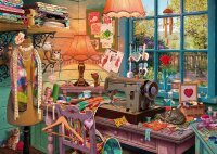 Schmidt Secret Puzzle Im Nähzimmer Puzzle, 1000 Teile