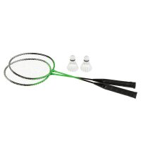 Idena Badminton-Set 2in1 grün, schwarz