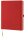 Lediberg Notizbuch ca. DIN A4 kariert, hellrot Hardcover 240 Seiten, 1 St.