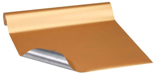JUNG SCHÖNER VERPACKEN Geschenkpapier Vollton Uni gold, 20,0 m